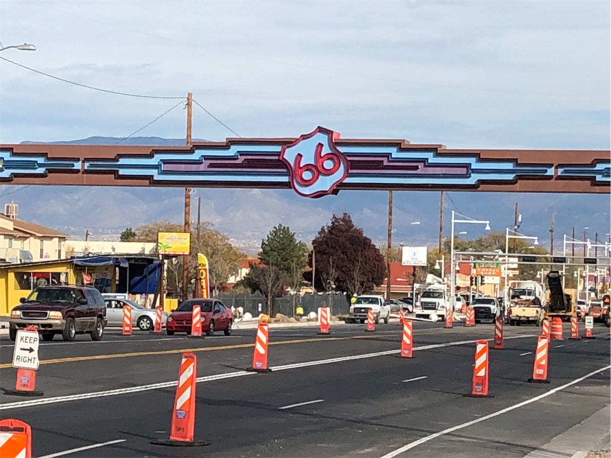 Route 66 Crossing Sign