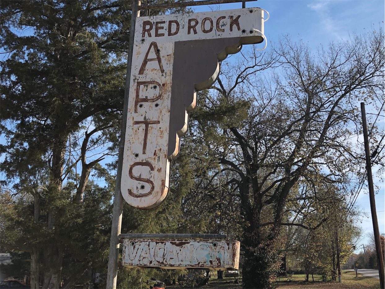 Red Rock Sign