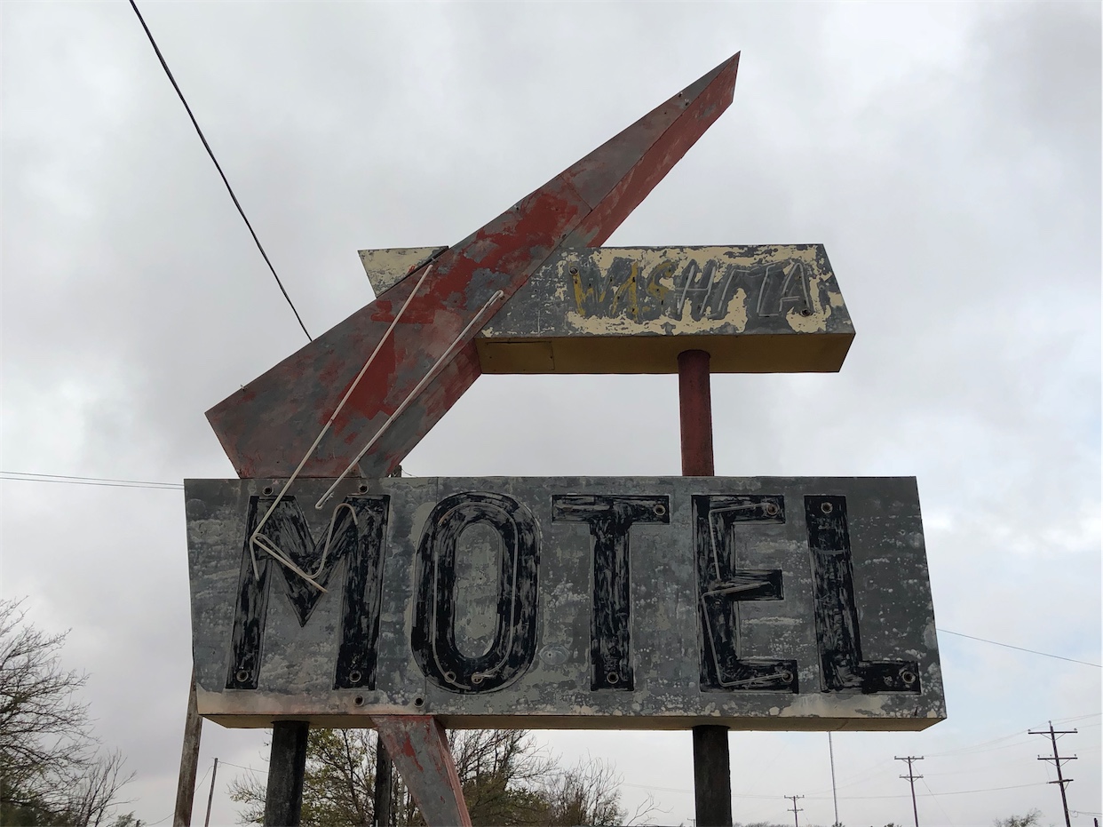 Washita Motel Sign