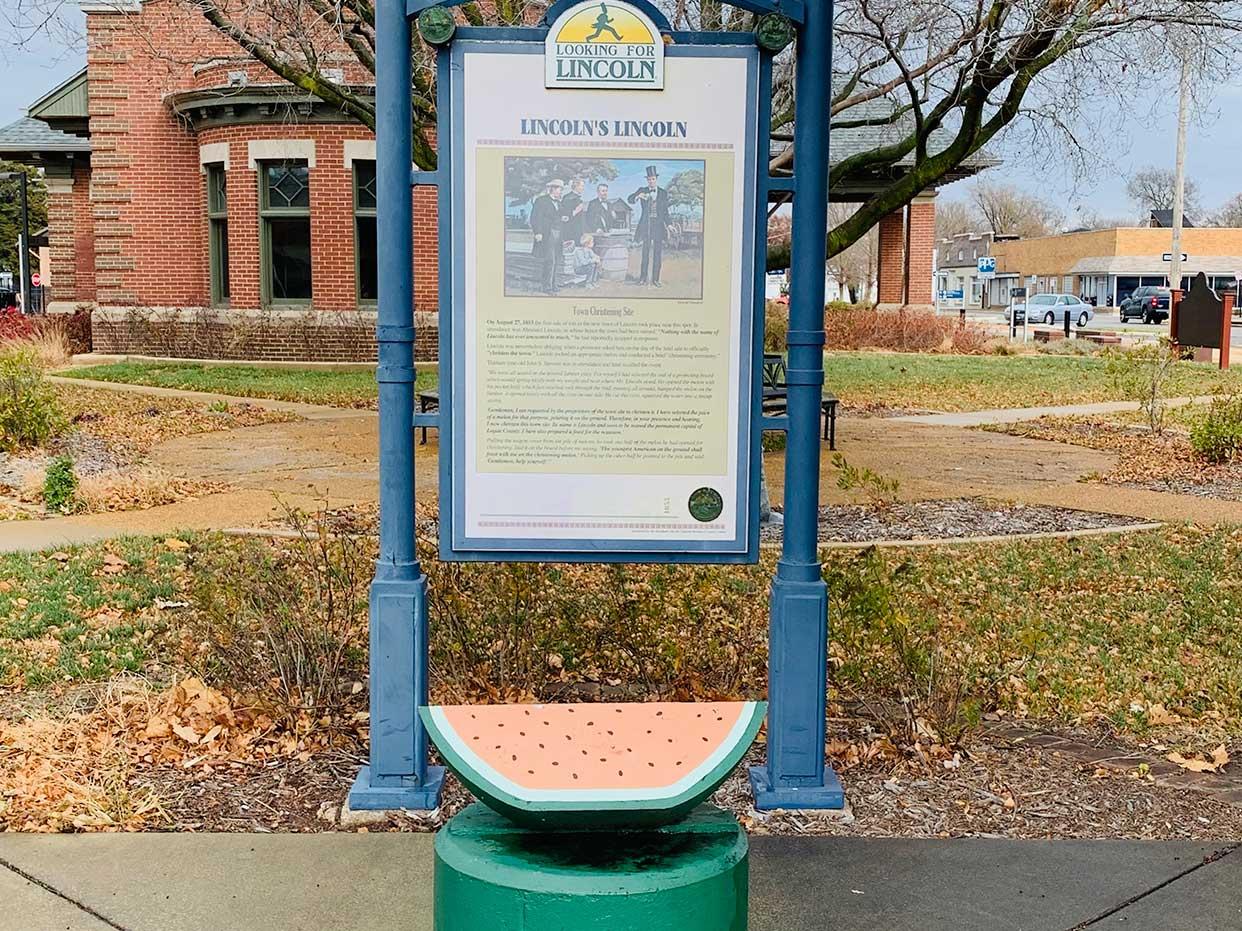 Abraham Lincoln Watermelon Monument