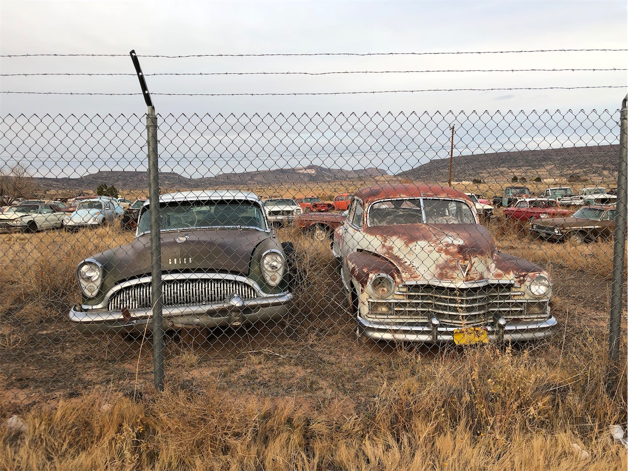 Old Cars on Route 66