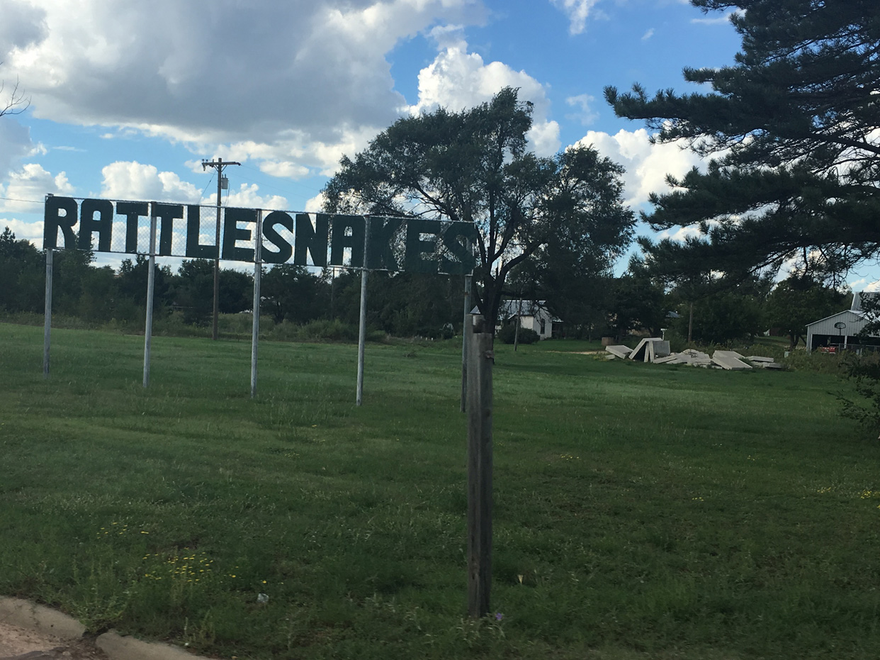 Rattlesnakes Sign