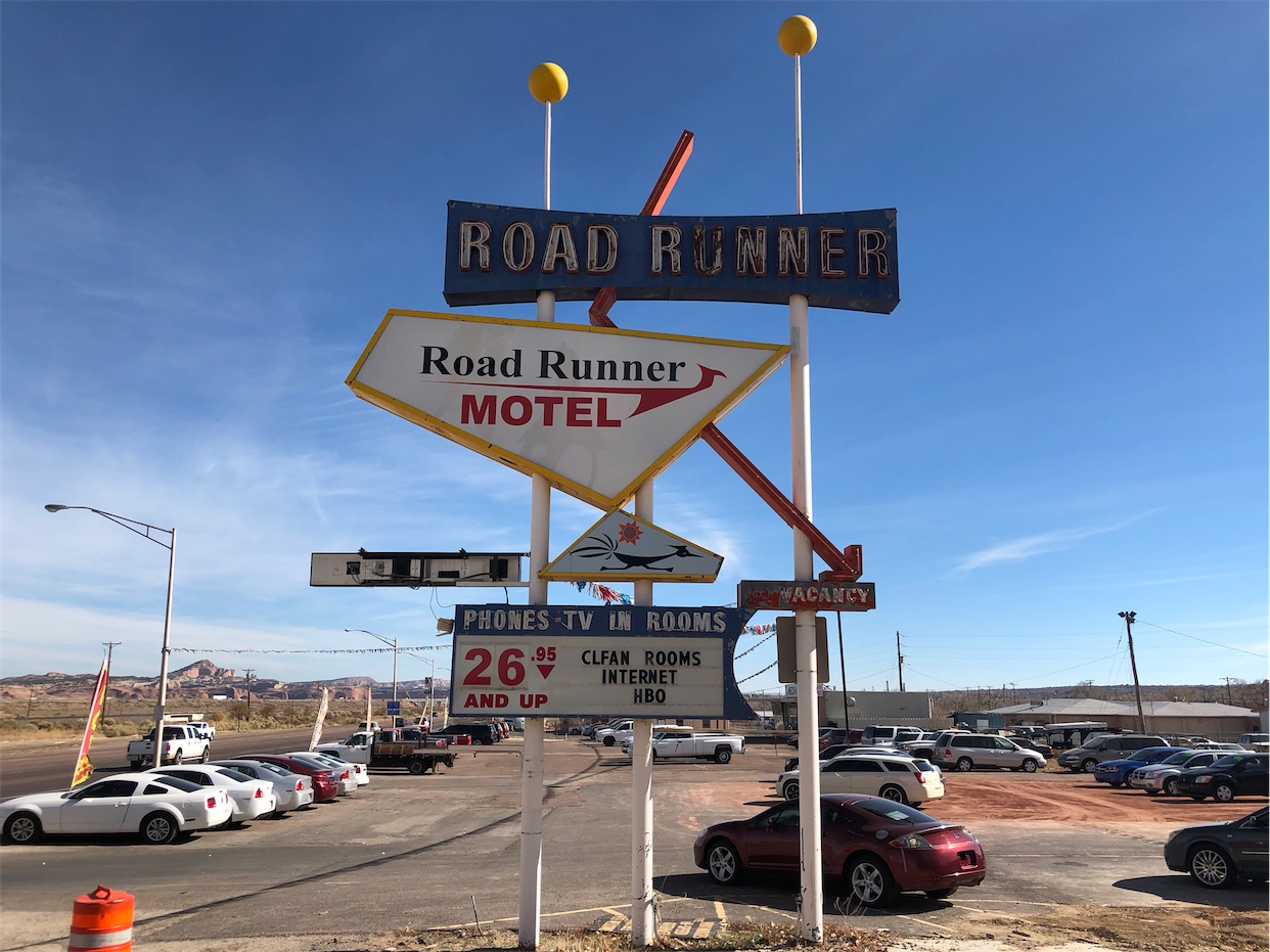 Roadrunner Motel Sign